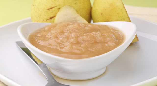 Compote de poires allégée