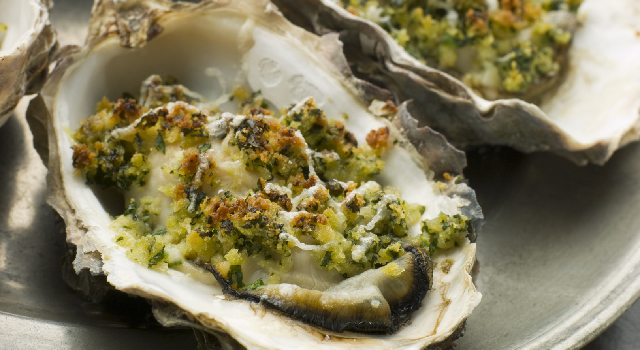 Huîtres grillées