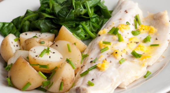 Bar au gingembre et à la ciboulette