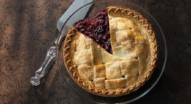 Tarte Tatin aux myrtilles