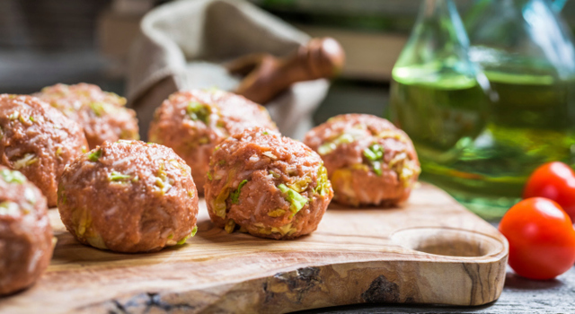 Boulettes de veau au persil et à la ciboulette