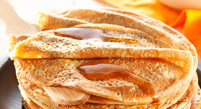 Crêpes gourmandes sans lactose