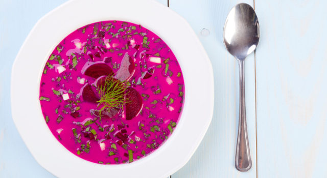 Soupe détox à la betterave