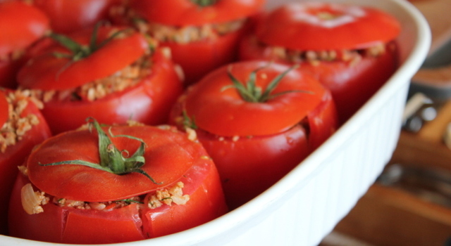 Tomates farcies végétariennes