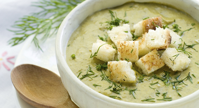 Velouté de courgettes express