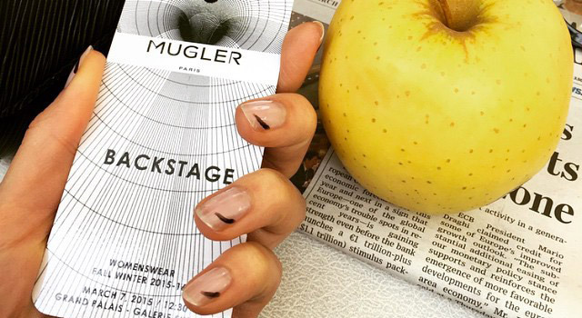 Fashion week : les vernis écolos Kure Bazaar sur le podium du défilé Mugler