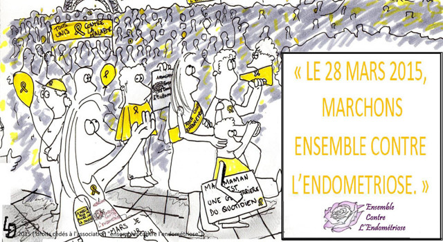 Participez à la marche contre l’endométriose le samedi 28 mars