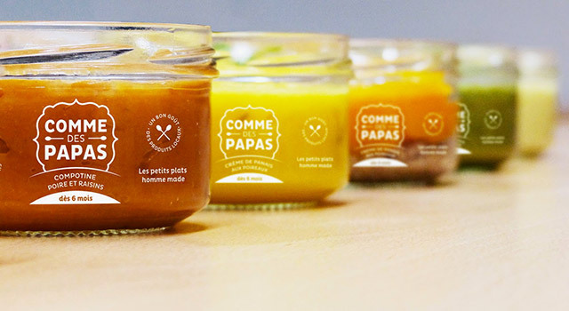 Comme des papas : des petits plats frais pour bébé hom(m)e-made