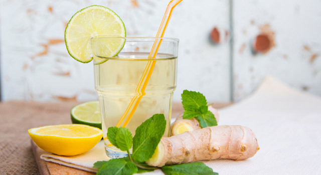 Eau citronnée au gingembre