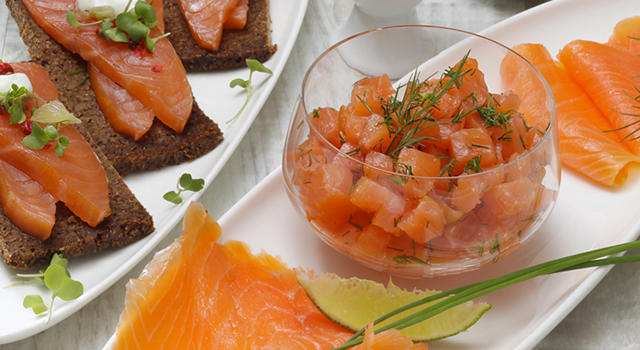 Tartare de Saumon Fumé à l’aneth