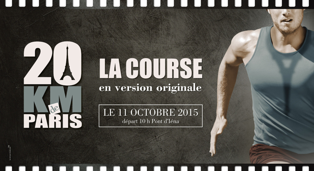 Les 20 kilomètres de Paris : une course sur le thème du cinéma