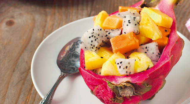 Tartare de fruits exotiques