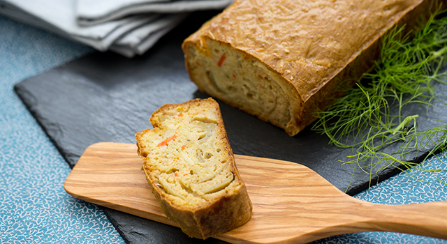 Cake au crabe et au fenouil