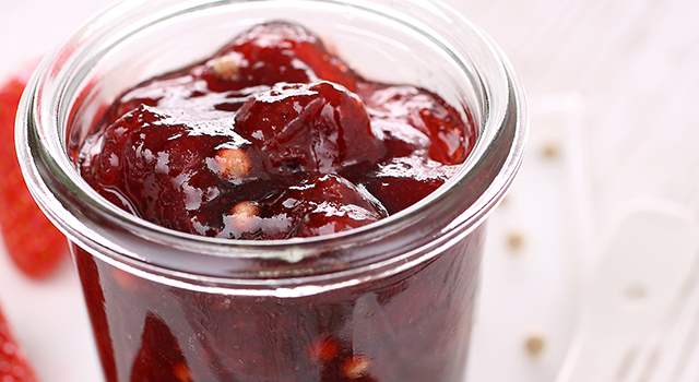 Confiture de fraises au poivre blanc