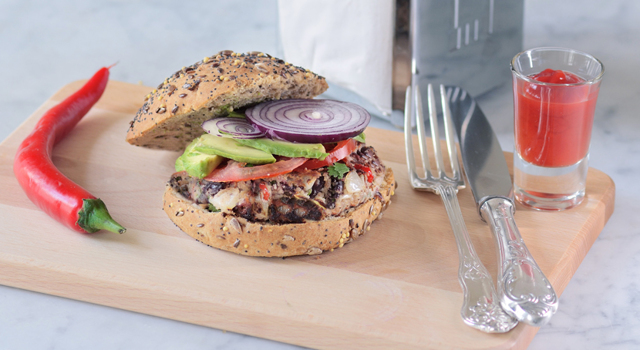 Burgers mexicains sans gluten