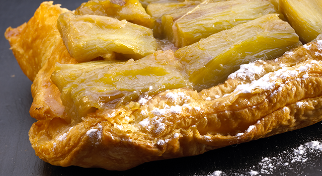 Tatin de rhubarbe