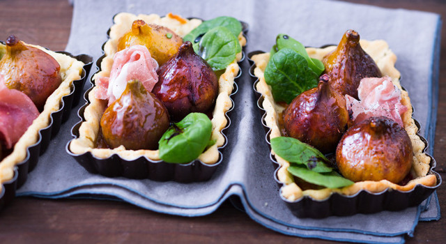Tartelettes salées aux figues