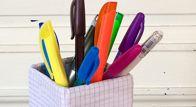 DIY : Comment fabriquer un pot à crayons