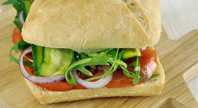 Cheeseburger aux légumes