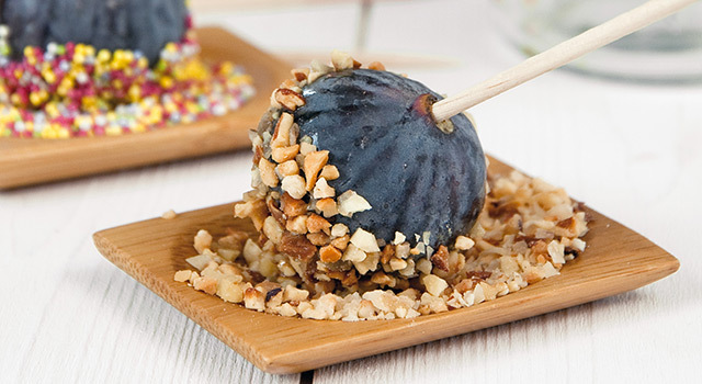 Cake pop de figue au caramel de porto