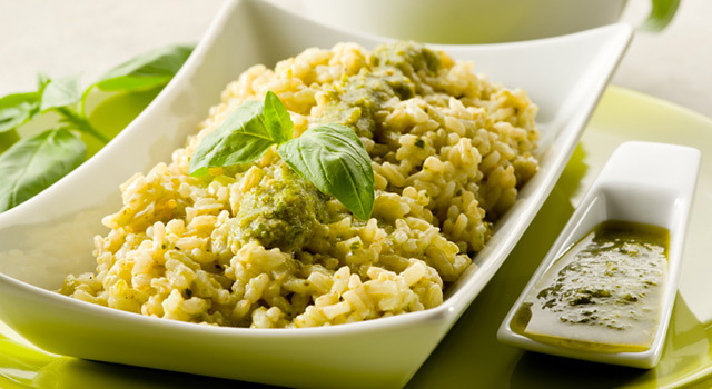Riz au pistou