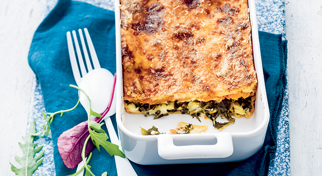 Lasagnes de kale carottes