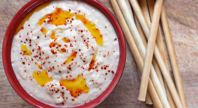 Paté végétal à l'ail rôti