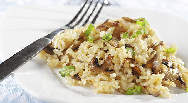 Risotto aux champignons & Parmigiano Reggiano