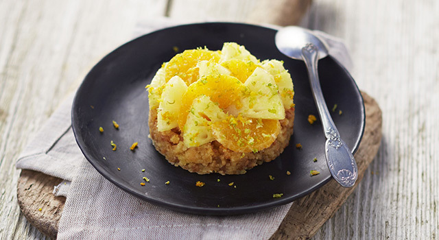 Tartelette Ananas et Agrumes