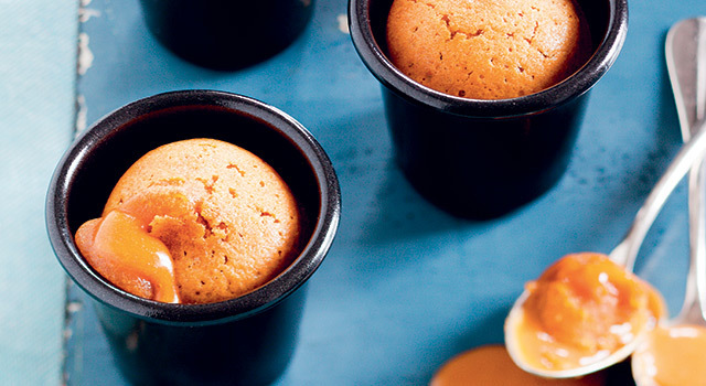 Fondants au caramel