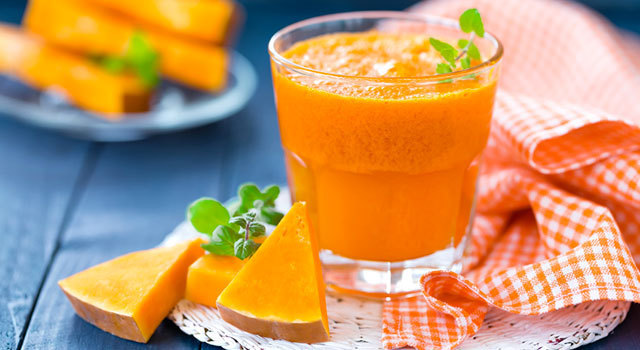 Smoothie potiron et orange