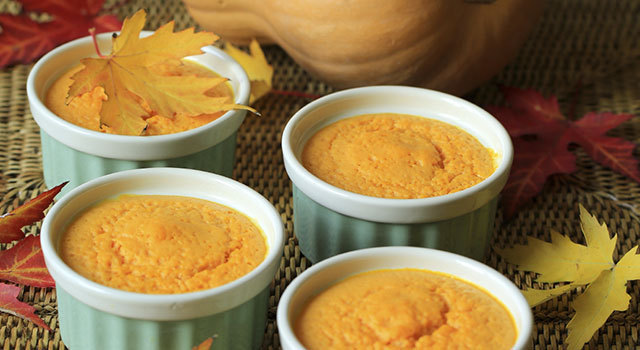 Petits soufflés au potiron