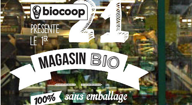 Biocoop ouvre le 1er magasin éphémère bio, 100% vrac et 100% sans emballage