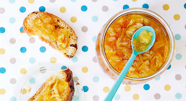 Confiture d'endives et oranges