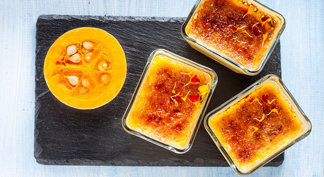 Petites crèmes au potiron