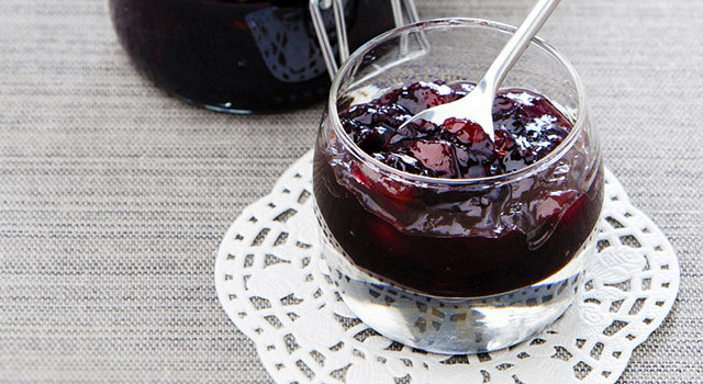 Chutney poire et raisin noir