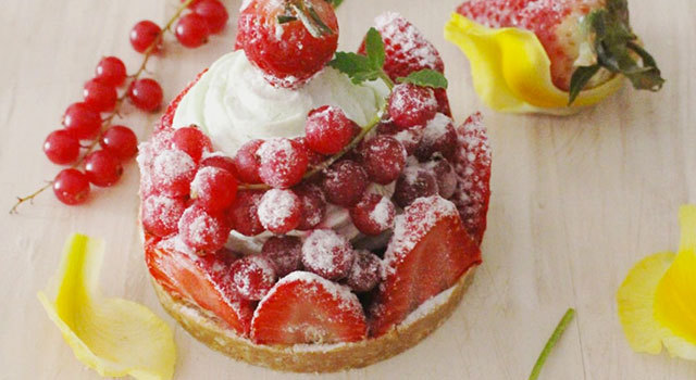 Tarte gourmande fruits rouges d'Elodie Martins
