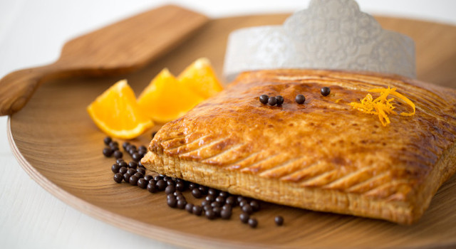 Galette des rois orange-chocolat