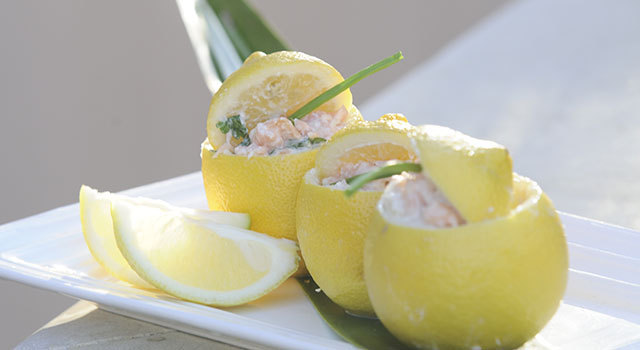Citron surprise au saumon