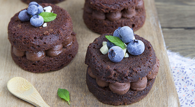 Douceurs de chocolat aux amandes