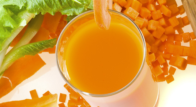 Jus carotte salade