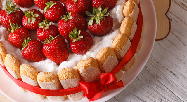 Charlotte aux fraises