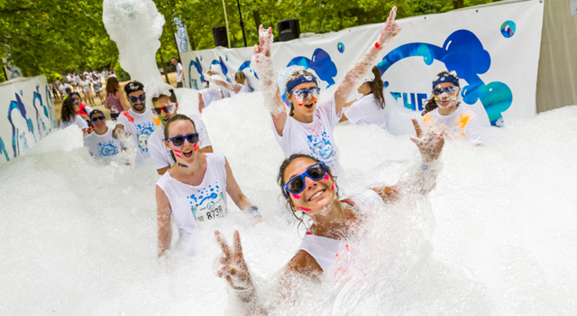 Ça mousse avec la course The Bubble Day !