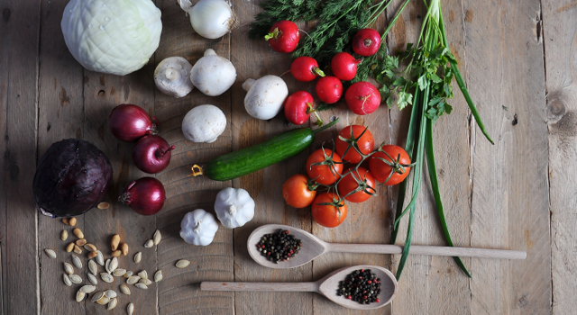 Fruits, légumes et herbes aromatiques