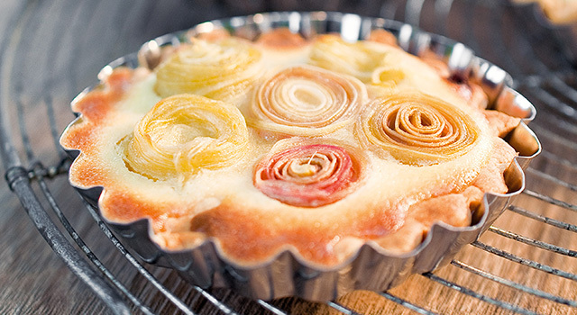 Tartelettes à la rhubarbe