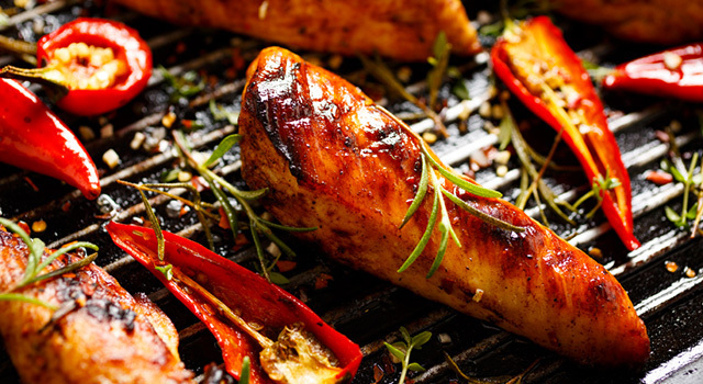 Escalopes de poulet aux épices