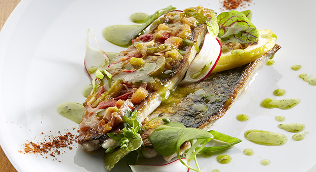 Maquereaux biscayenne à la plancha