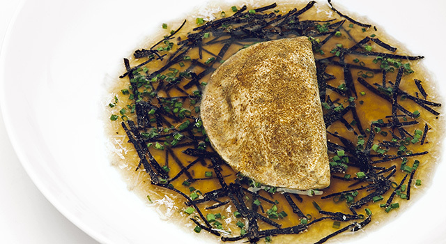 Raviole de champignons