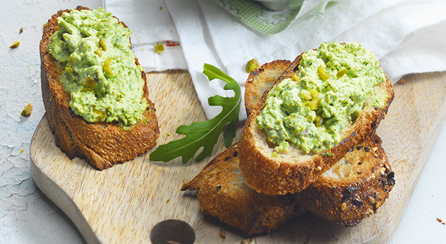 Tartinade de Chavroux à la roquette