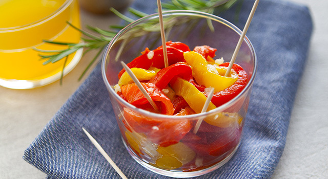 Poivrons marinés version light